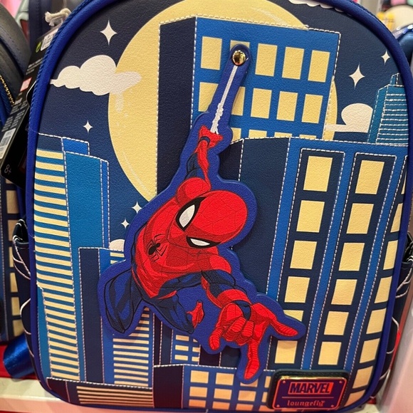 Universal Studio Spider Man Exclusive Loungefly Mini Backpack